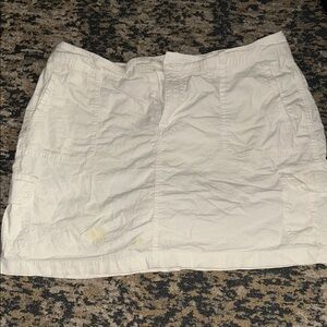 White Casual Skort